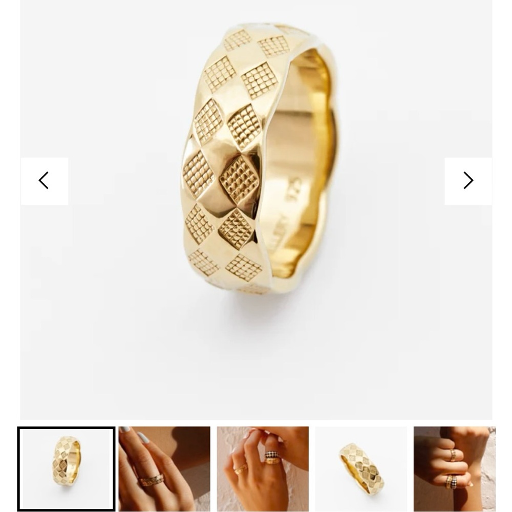 Rellery Checker Band Ring - Picture 3 of 12